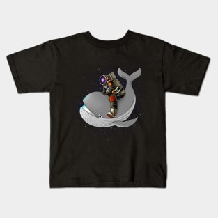 Above and beyond outer space Kids T-Shirt